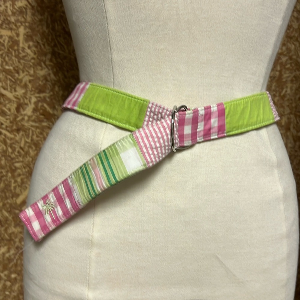 LillyPulitzer fabric belt.